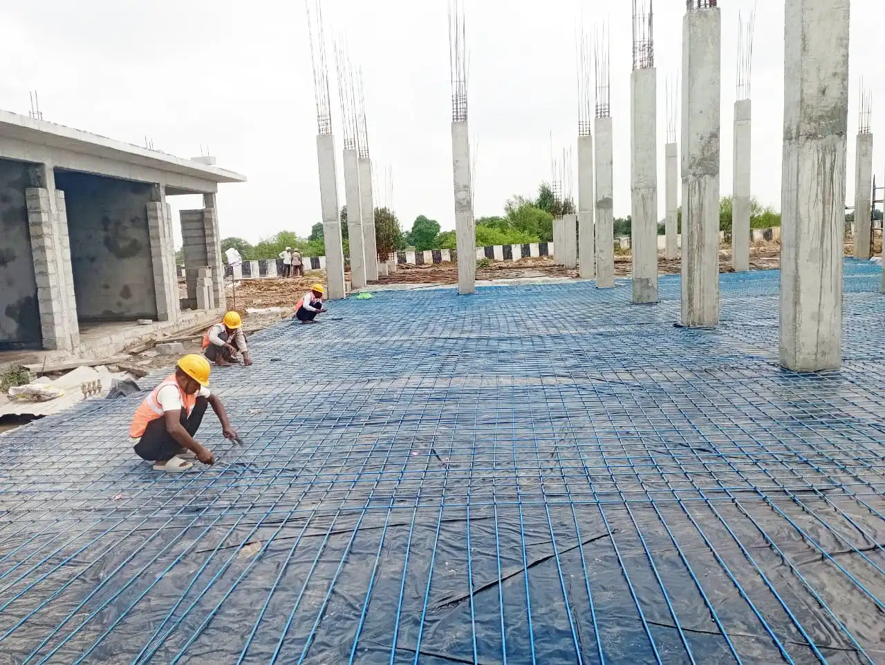 How to install GFRP reinforcement bars in concrete construction